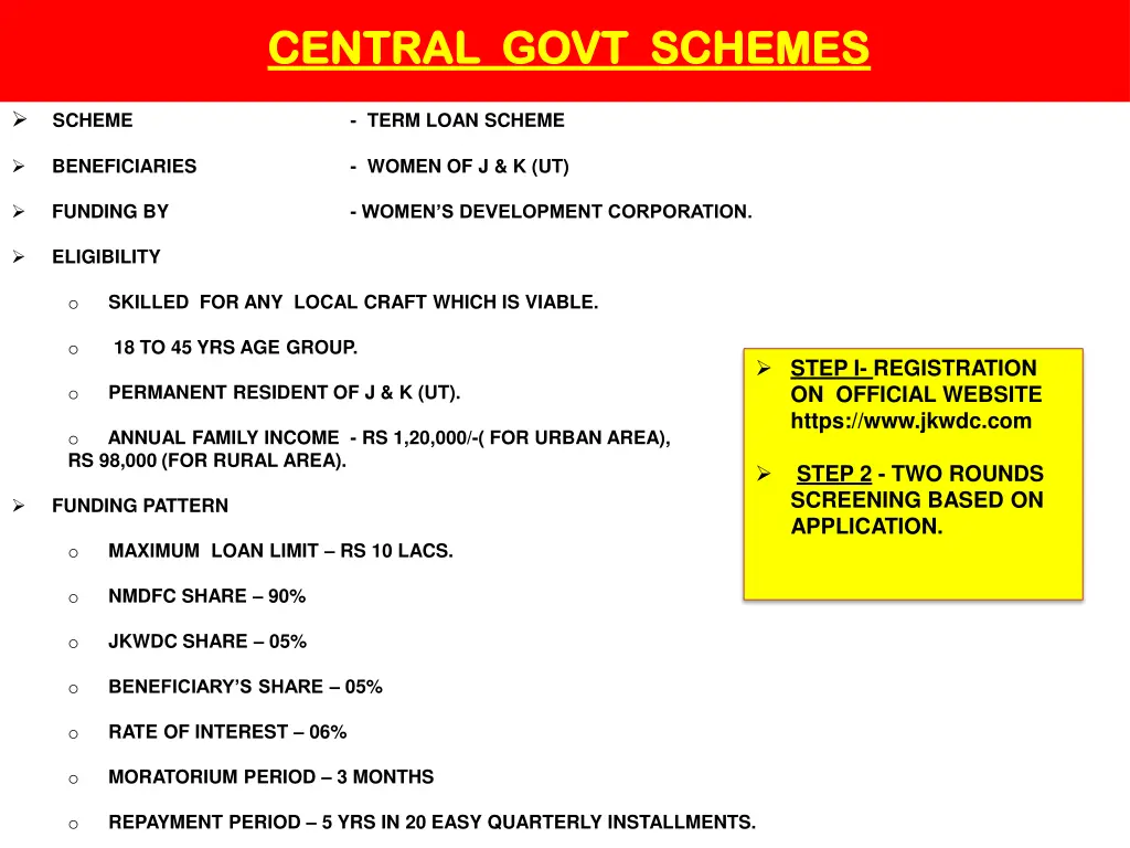 central govt schemes central govt schemes 3