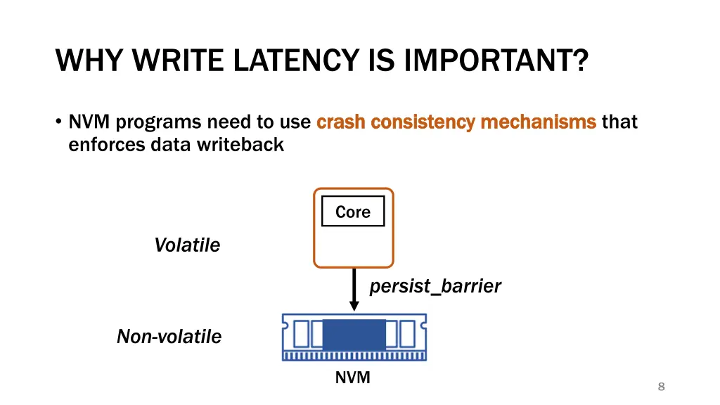 why write latency is important