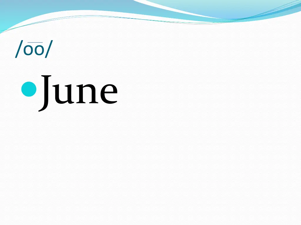 oo june