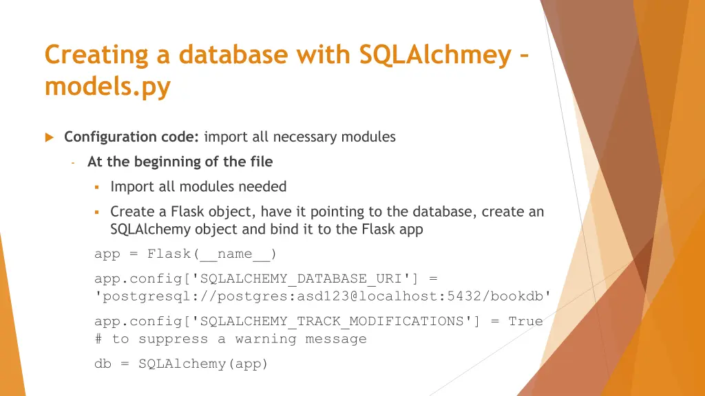 creating a database with sqlalchmey models py 1