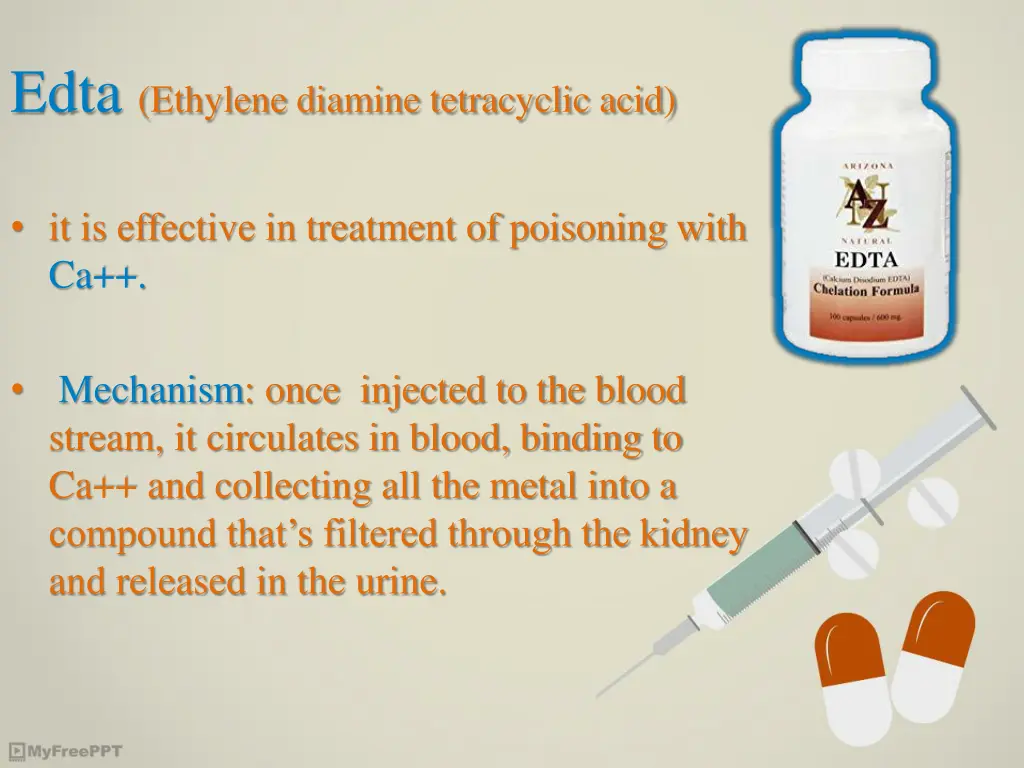 edta ethylene diamine tetracyclic acid