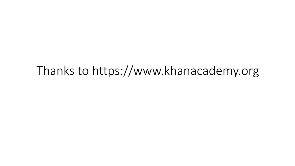 thanks to https www khanacademy org