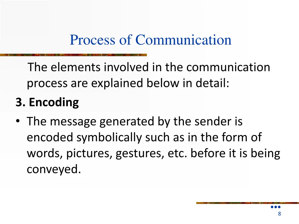 process of communication 2