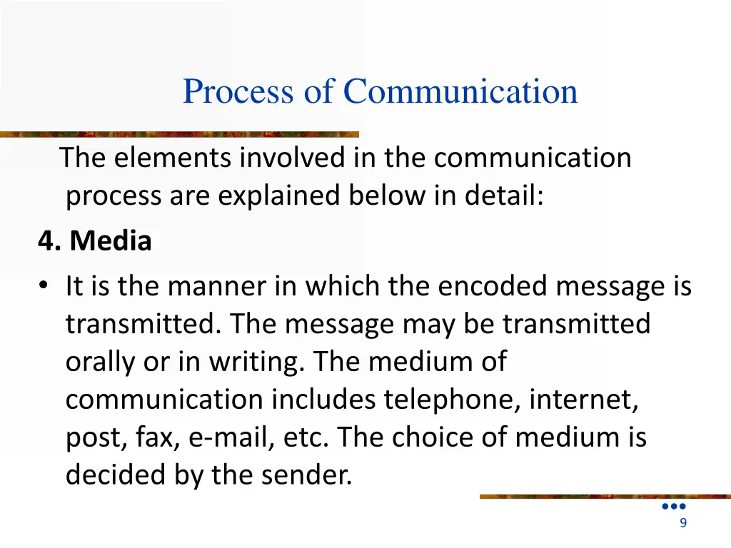 process of communication 3