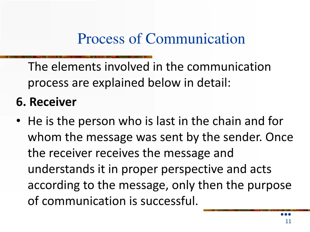 process of communication 5