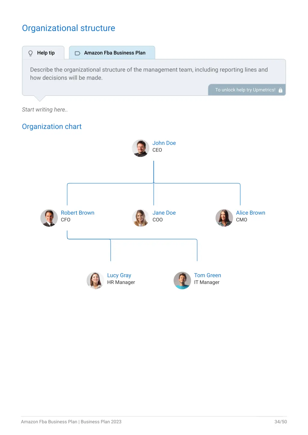 organizational structure