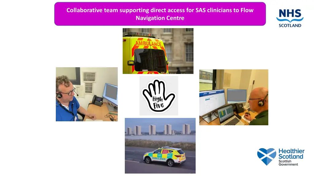 collaborative team supporting direct access