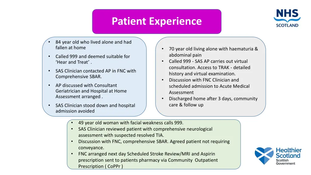 patient experience