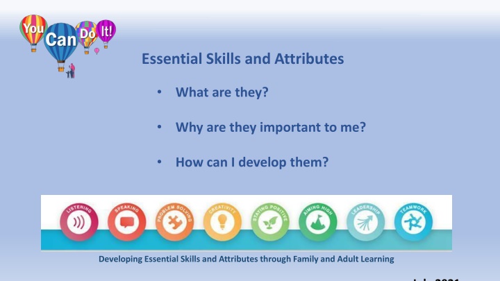 essential skills and attributes