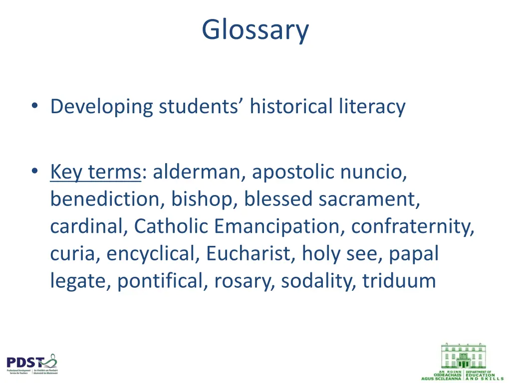 glossary