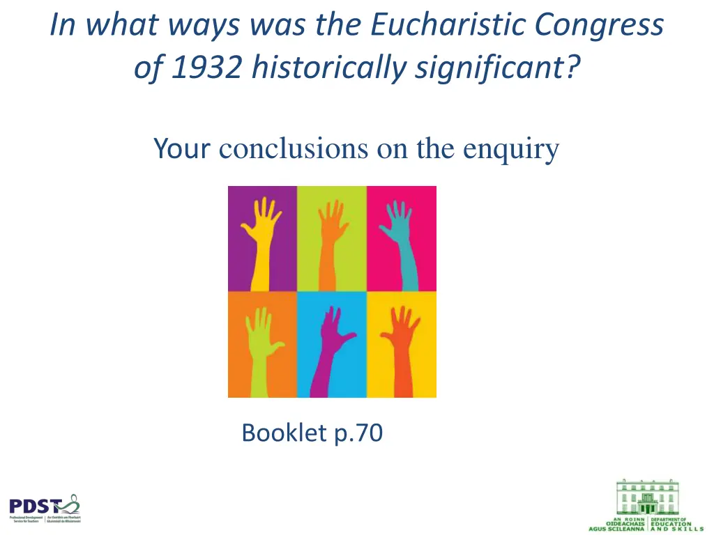 in what ways was the eucharistic congress of 1932