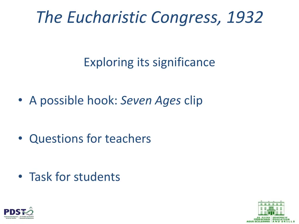 the eucharistic congress 1932 1