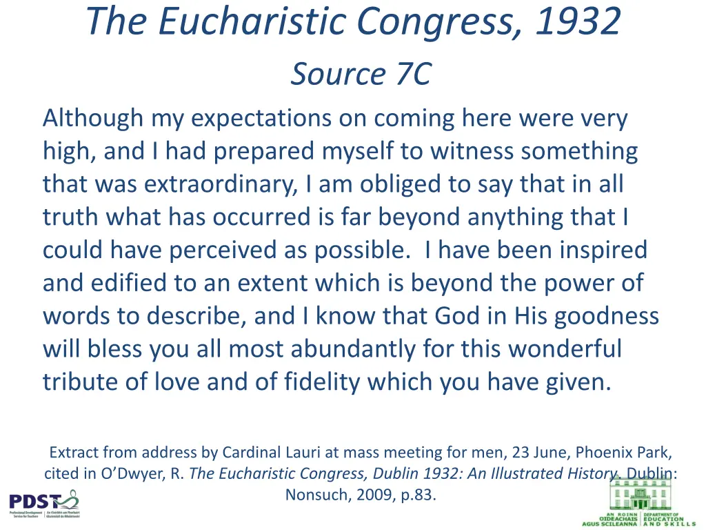 the eucharistic congress 1932 source 7c although