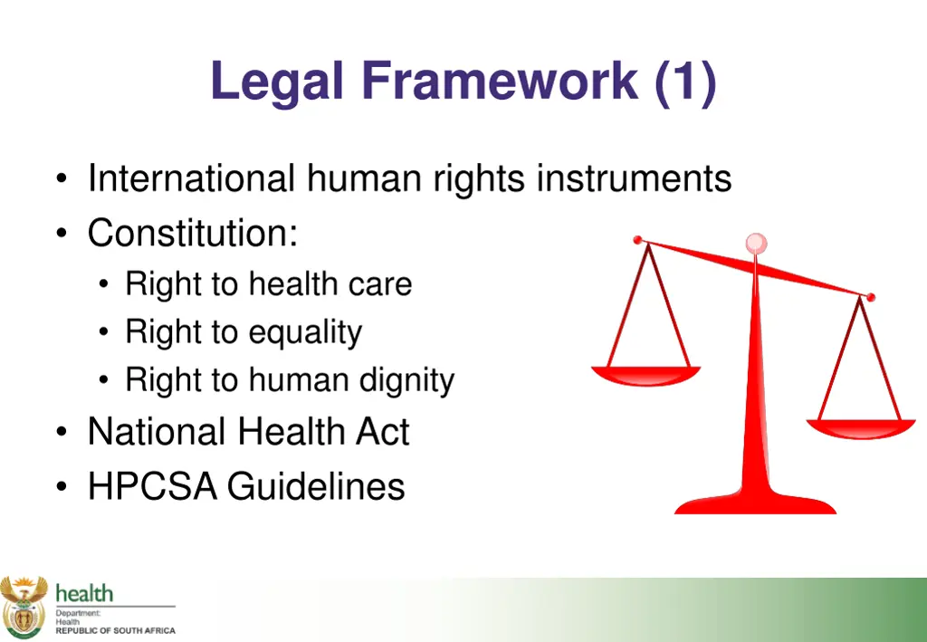 legal framework 1