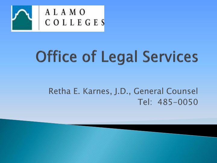 retha e karnes j d general counsel