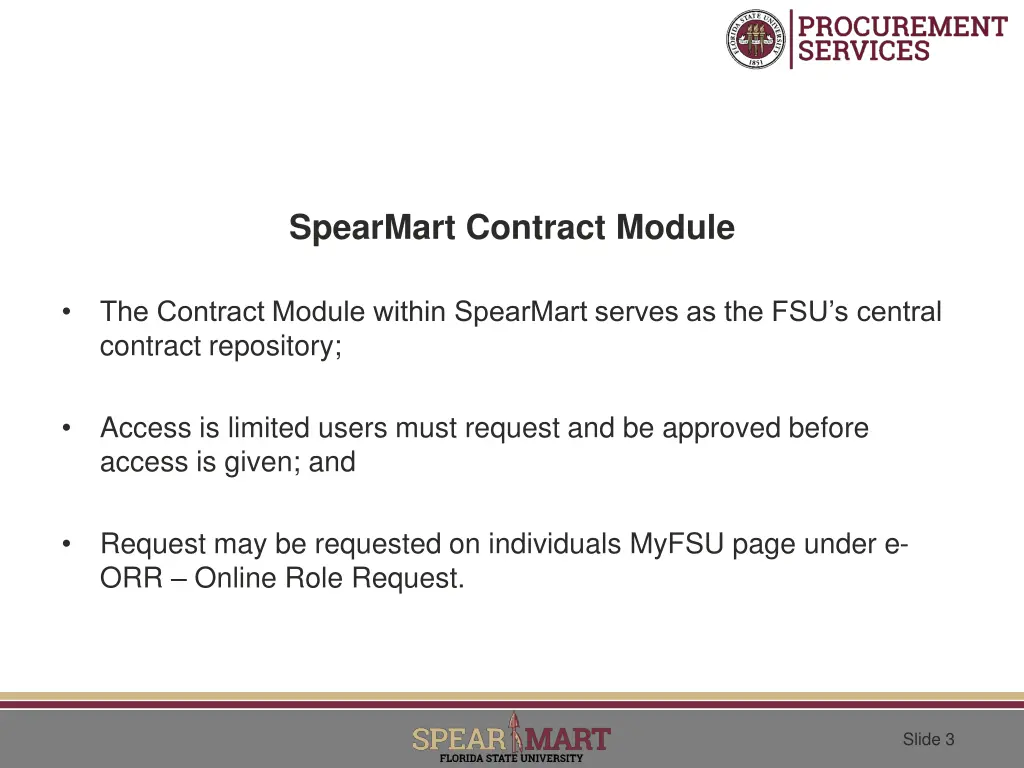 spearmart contract module