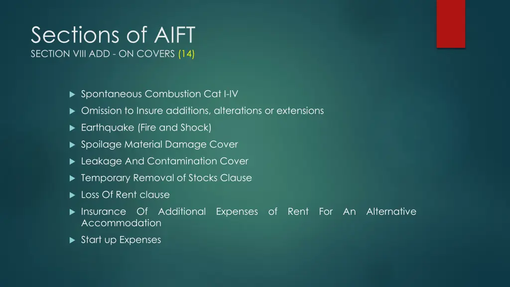 sections of aift section viii add on covers 14 1