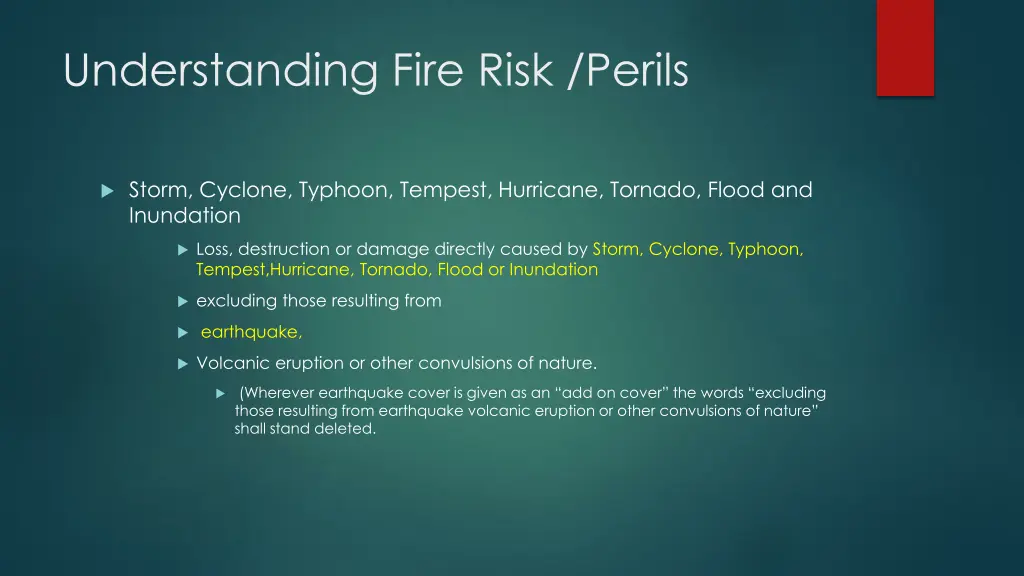 understanding fire risk perils 2