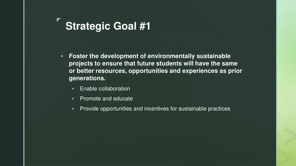 strategic goal 1