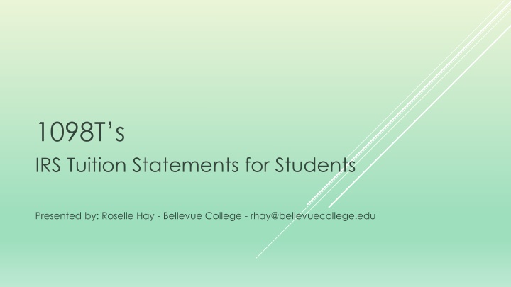 1098t s irs tuition statements for students