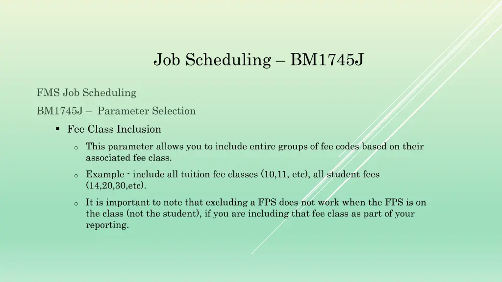 job scheduling bm1745j 2