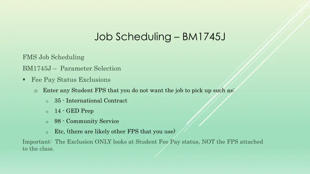 job scheduling bm1745j