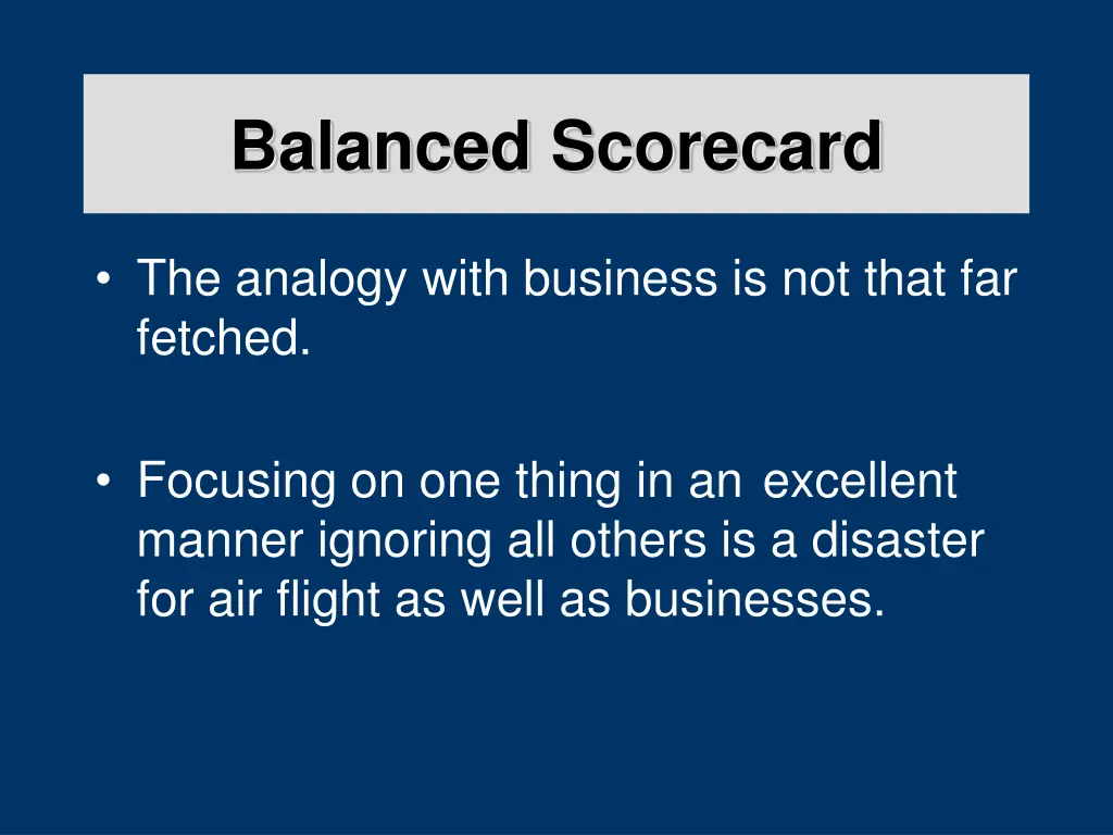 balanced scorecard 1