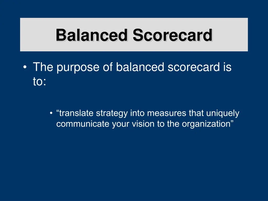 balanced scorecard 2