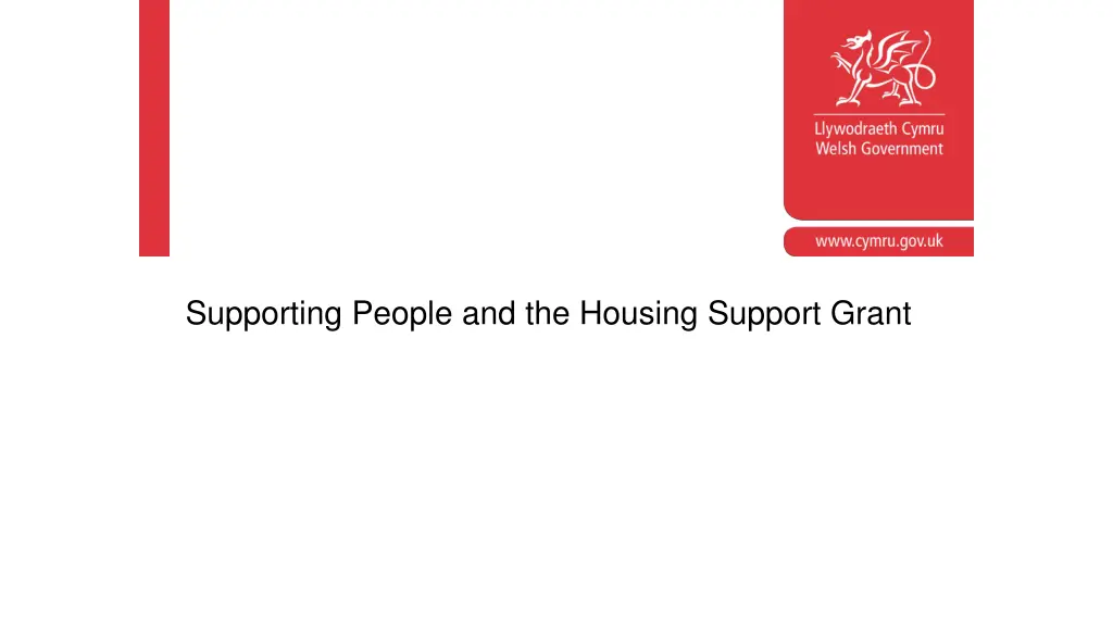 supporting people and the housing support grant