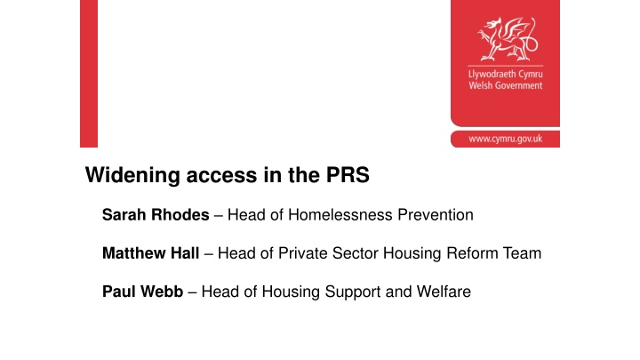 widening access in the prs