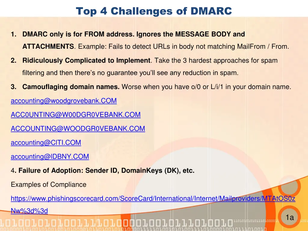 top 4 challenges of dmarc