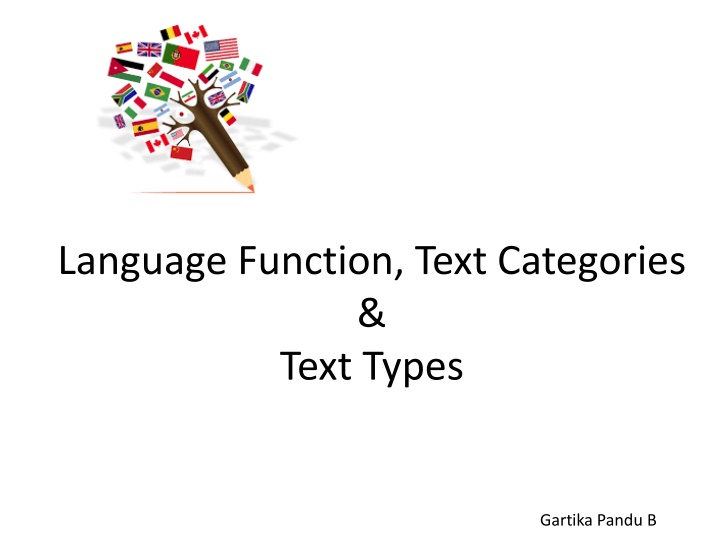 language function text categories text types