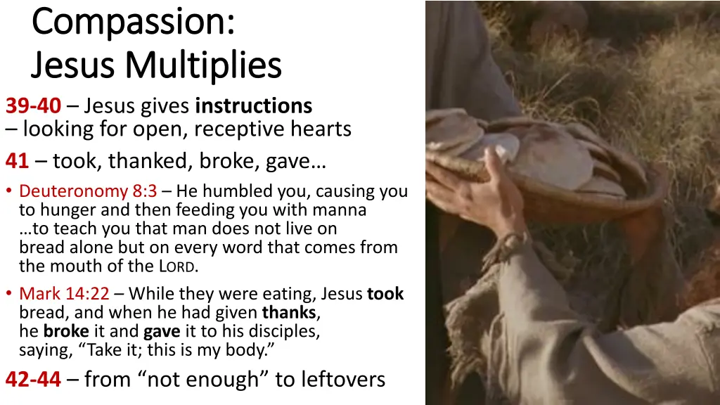 compassion compassion jesus multiplies jesus