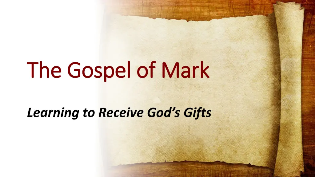 the gospel of mark the gospel of mark