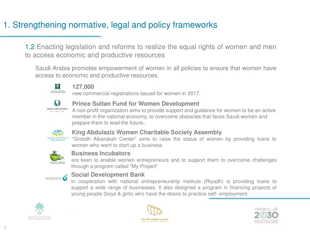 1 strengthening normative legal and policy 1