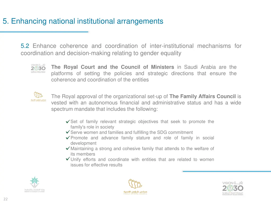 5 enhancing national institutional arrangements 1