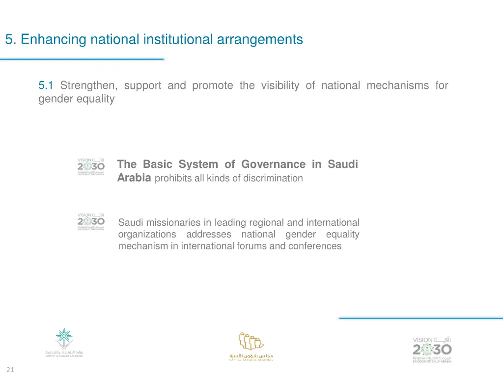 5 enhancing national institutional arrangements