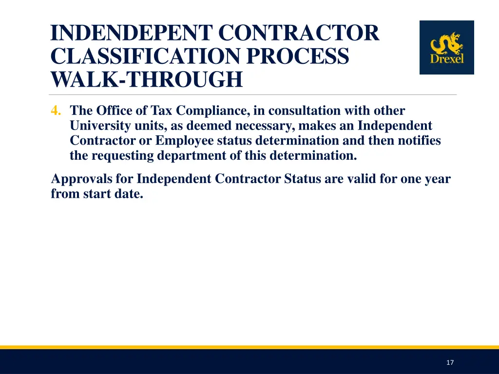 indendepent contractor classification process 2