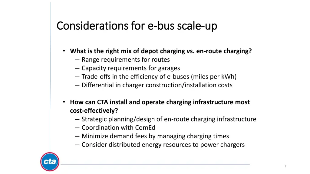 considerations for e considerations