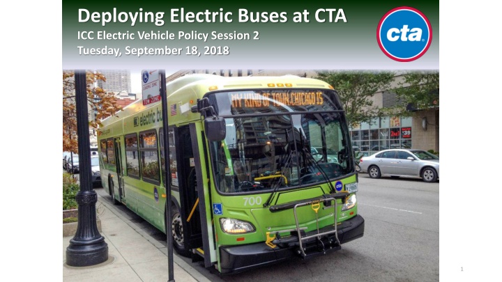 deploying electric buses at cta icc electric