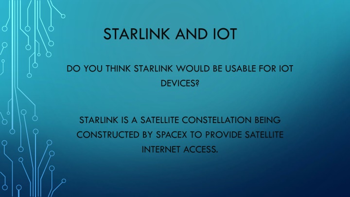 starlink and iot