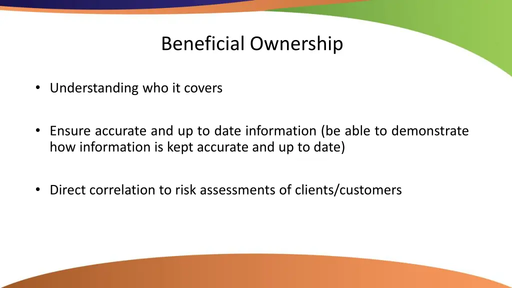 beneficial ownership