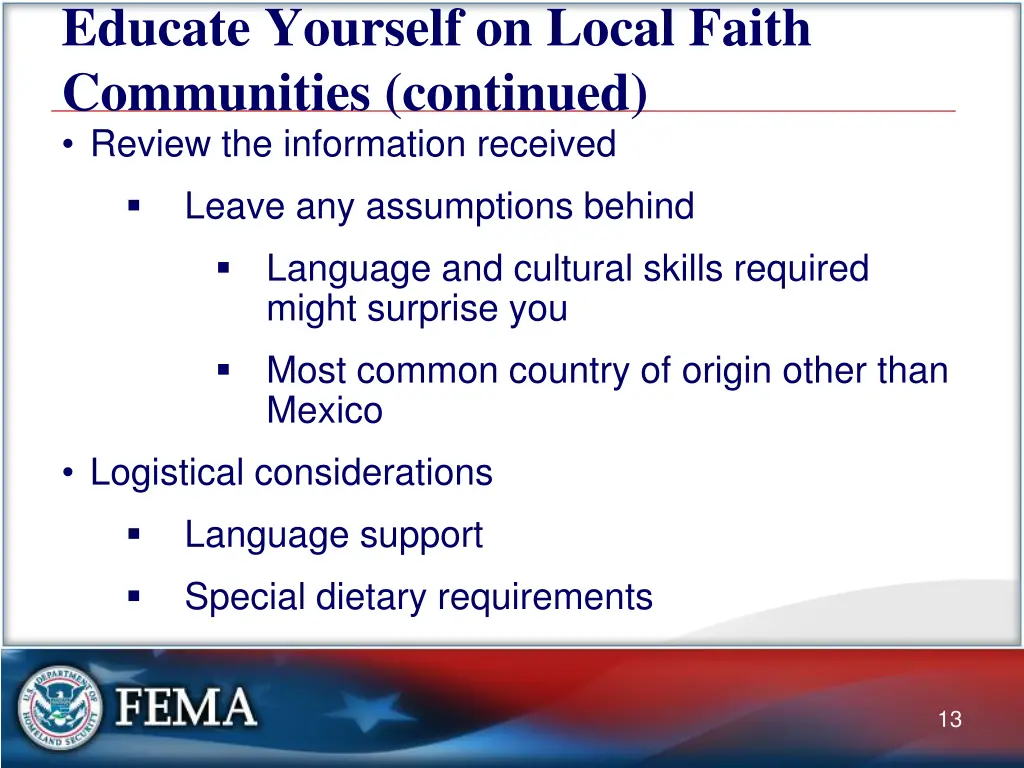 educate yourself on local faith communities 5