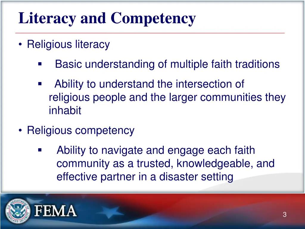 literacy and competency