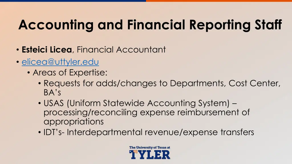 accounting and financial reporting staff 2