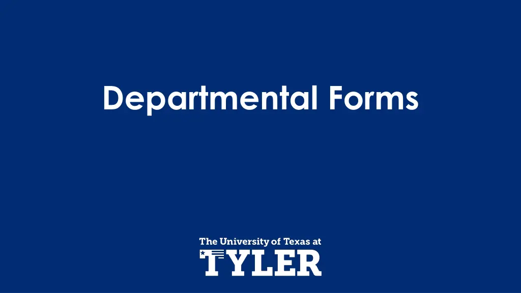 departmental forms