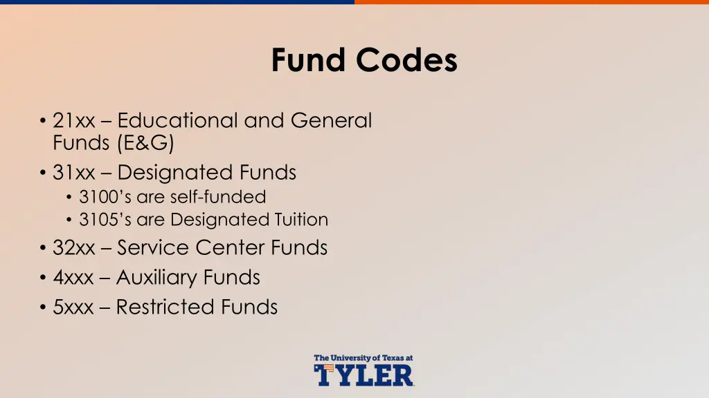 fund codes