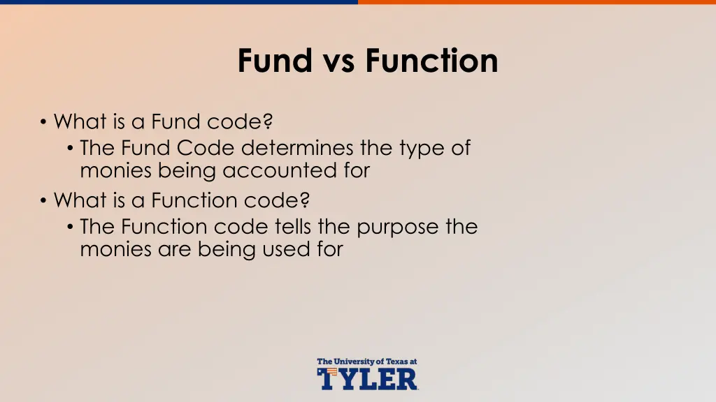 fund vs function