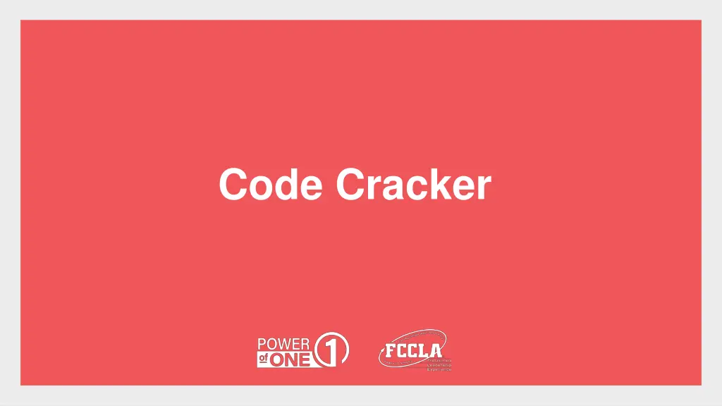 code cracker