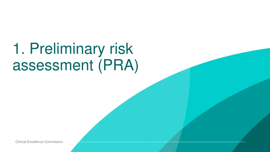 1 preliminary risk assessment pra